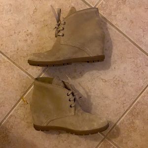 Prada Suede Wedges! Never worn!